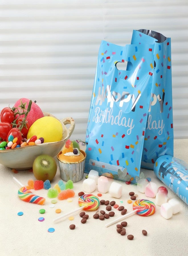 Qulkws 30 Pcs Happy Birthday Party Favor Bags Goodie Bags for Party Birthday Candy Bag Plastic Candy Favor Bag Loot GiftBags Return GiftBag for Baby Showers Birthdays Partys Decorations - Image 4